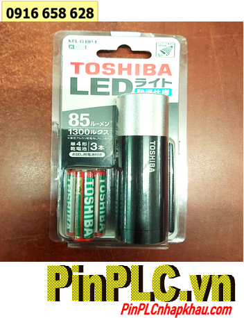 Toshiba KFL-G BP1 (vỏ ĐEN); Đèn pin bóng LED Toshiba KFL-G BP1 chính hãng  /Sử dụng pin 1.5v